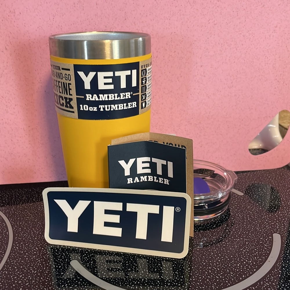 Brand-new yeti rambler 10 ounce Tumblr caffeine kick